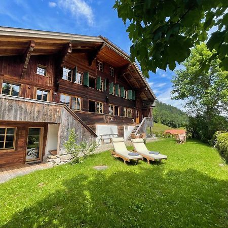 Alpen Charme - Chalet D'Hotes Et Spa Gsteig Eksteriør bilde