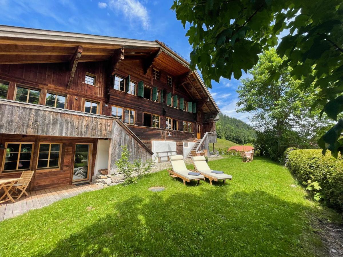 Alpen Charme - Chalet D'Hotes Et Spa Gsteig Eksteriør bilde