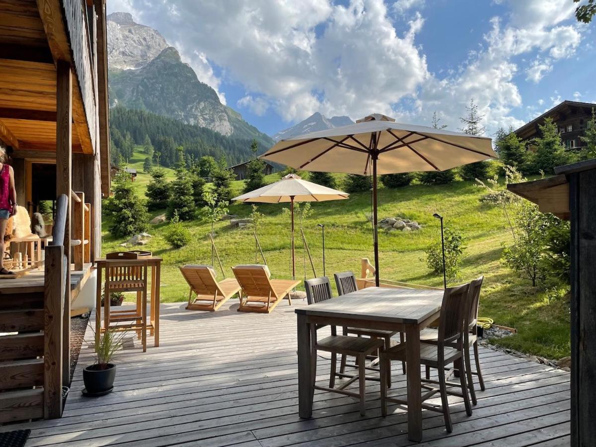 Alpen Charme - Chalet D'Hotes Et Spa Gsteig Eksteriør bilde