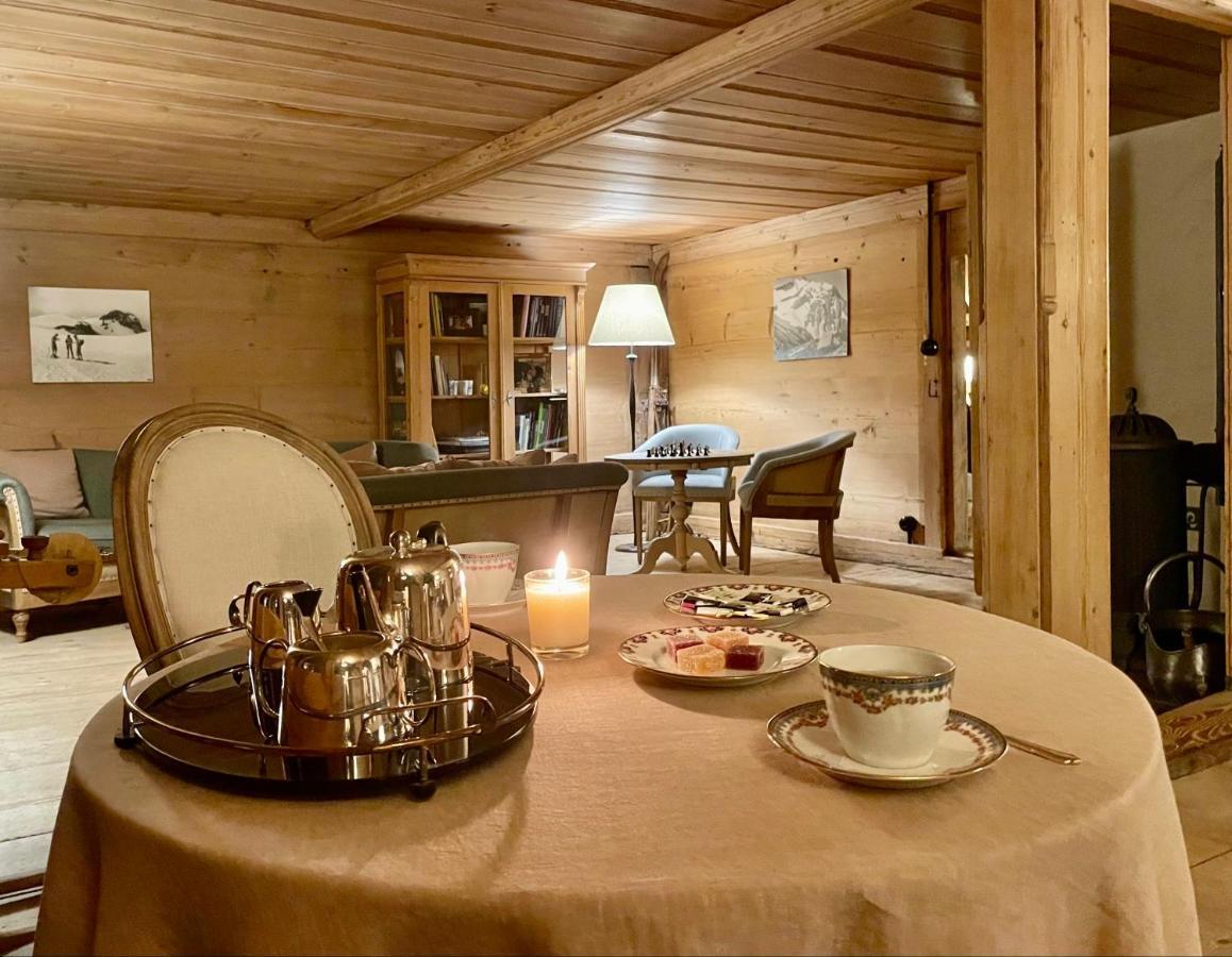 Alpen Charme - Chalet D'Hotes Et Spa Gsteig Eksteriør bilde