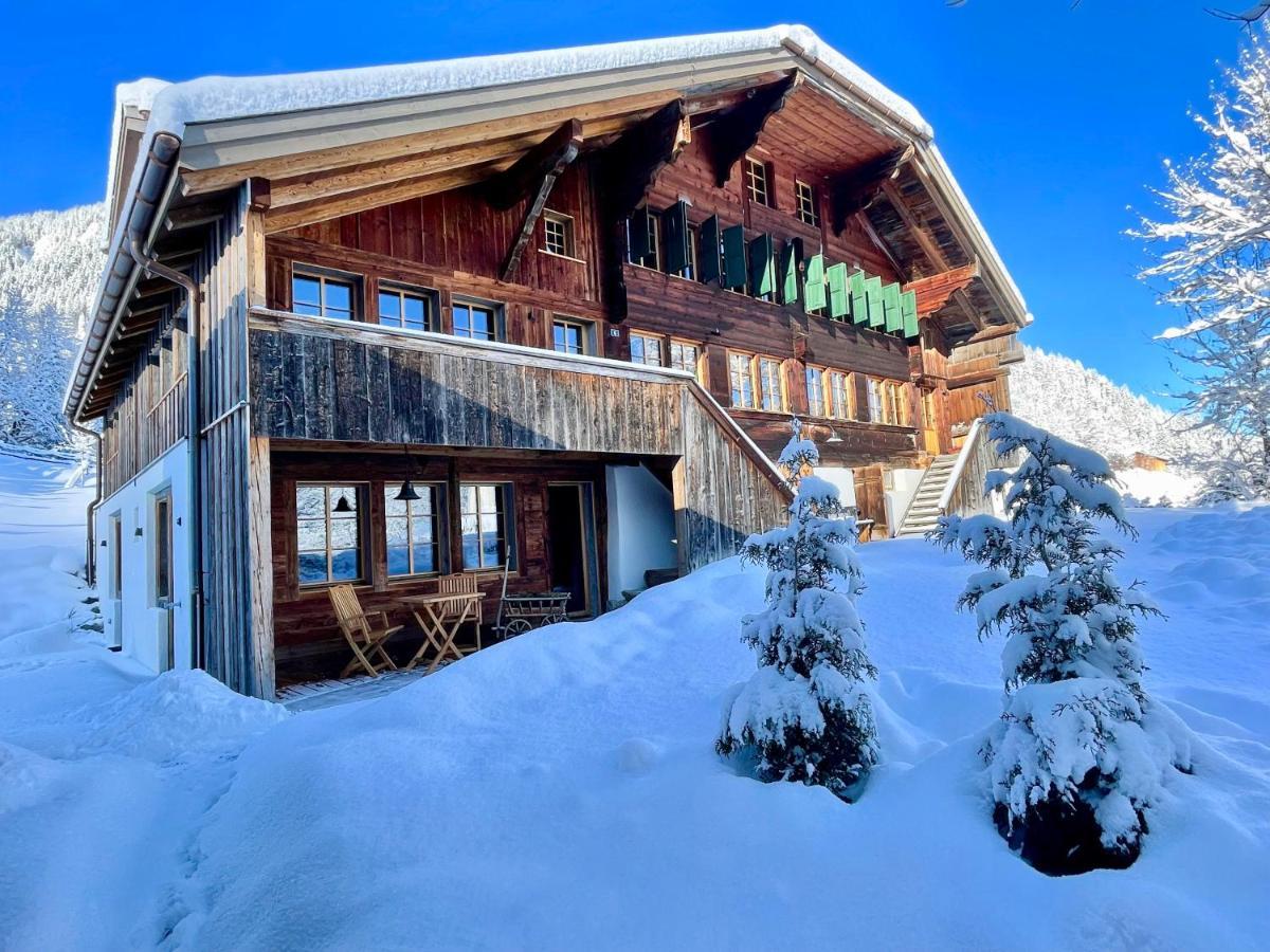 Alpen Charme - Chalet D'Hotes Et Spa Gsteig Eksteriør bilde